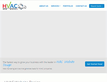 Tablet Screenshot of hvacwebworks.com